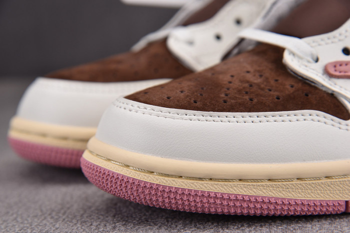 travis scott x air jordan 1 low og “dark pony/pink oxF0rd”  dz4137-206