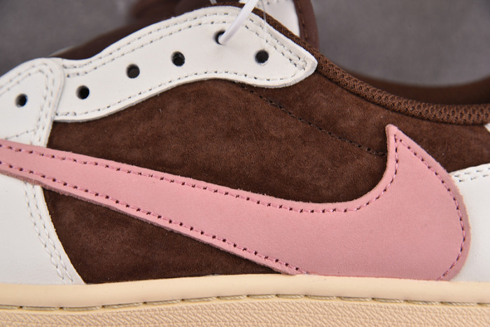 travis scott x air jordan 1 low og “dark pony/pink oxF0rd”  dz4137-206