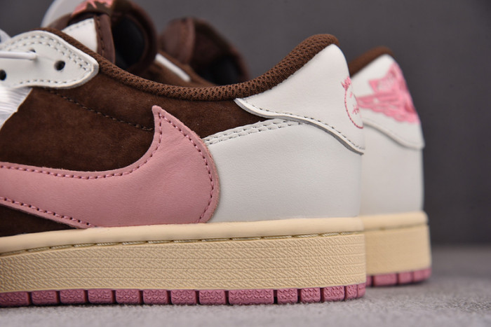 travis scott x air jordan 1 low og “dark pony/pink oxF0rd”  dz4137-206