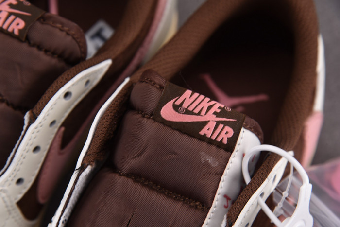 travis scott x air jordan 1 low og “dark pony/pink oxF0rd”  dz4137-206