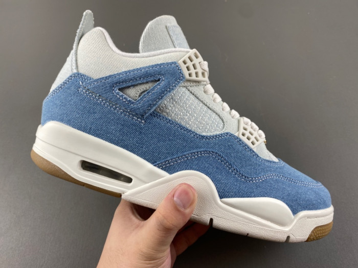 air jordan 4 retro tex De*1m worn blue (women