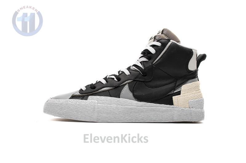 BV0072-002 Sacai x Nike Blazer Mid Black Grey