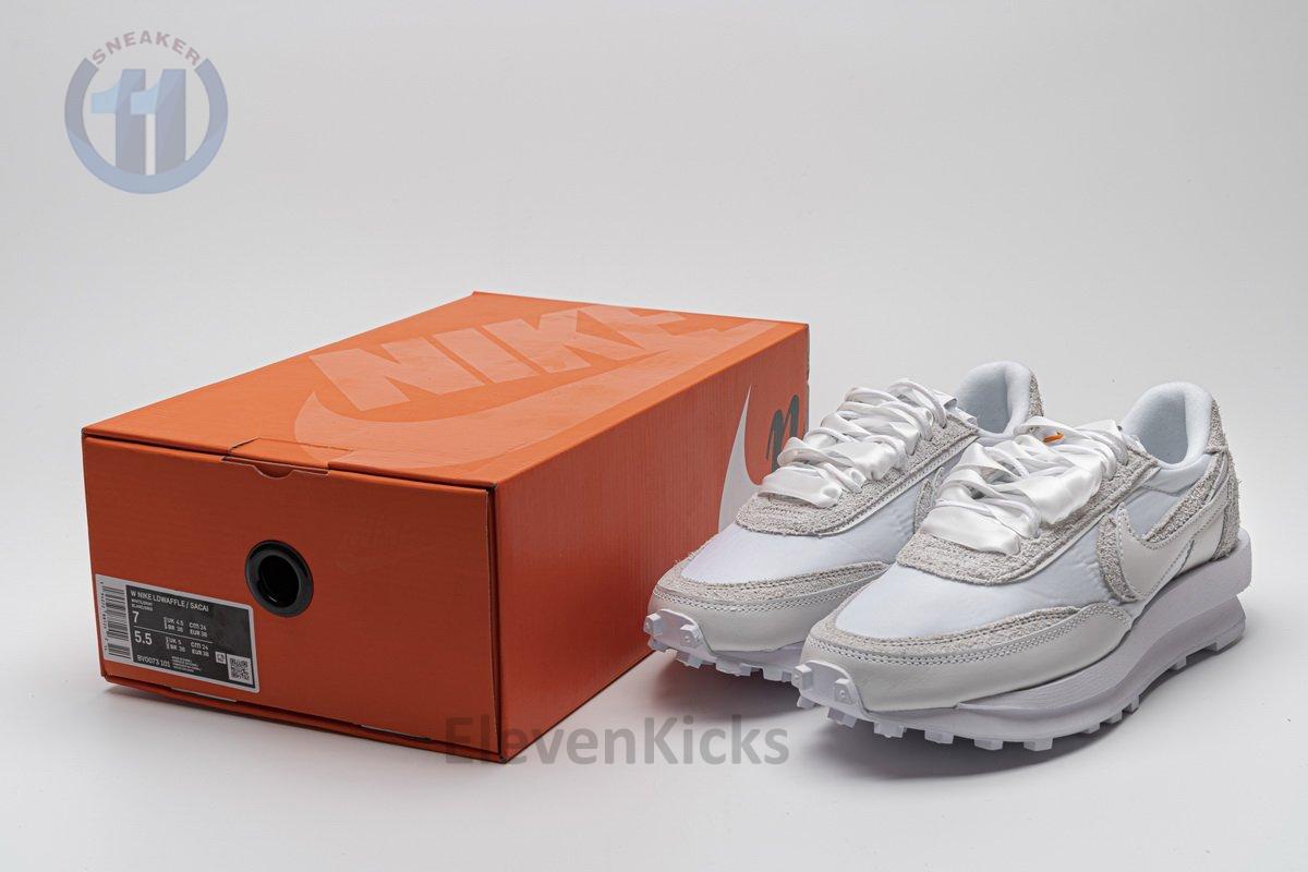 BV0073-101 Nike LD Waffle Sacai White Nylon