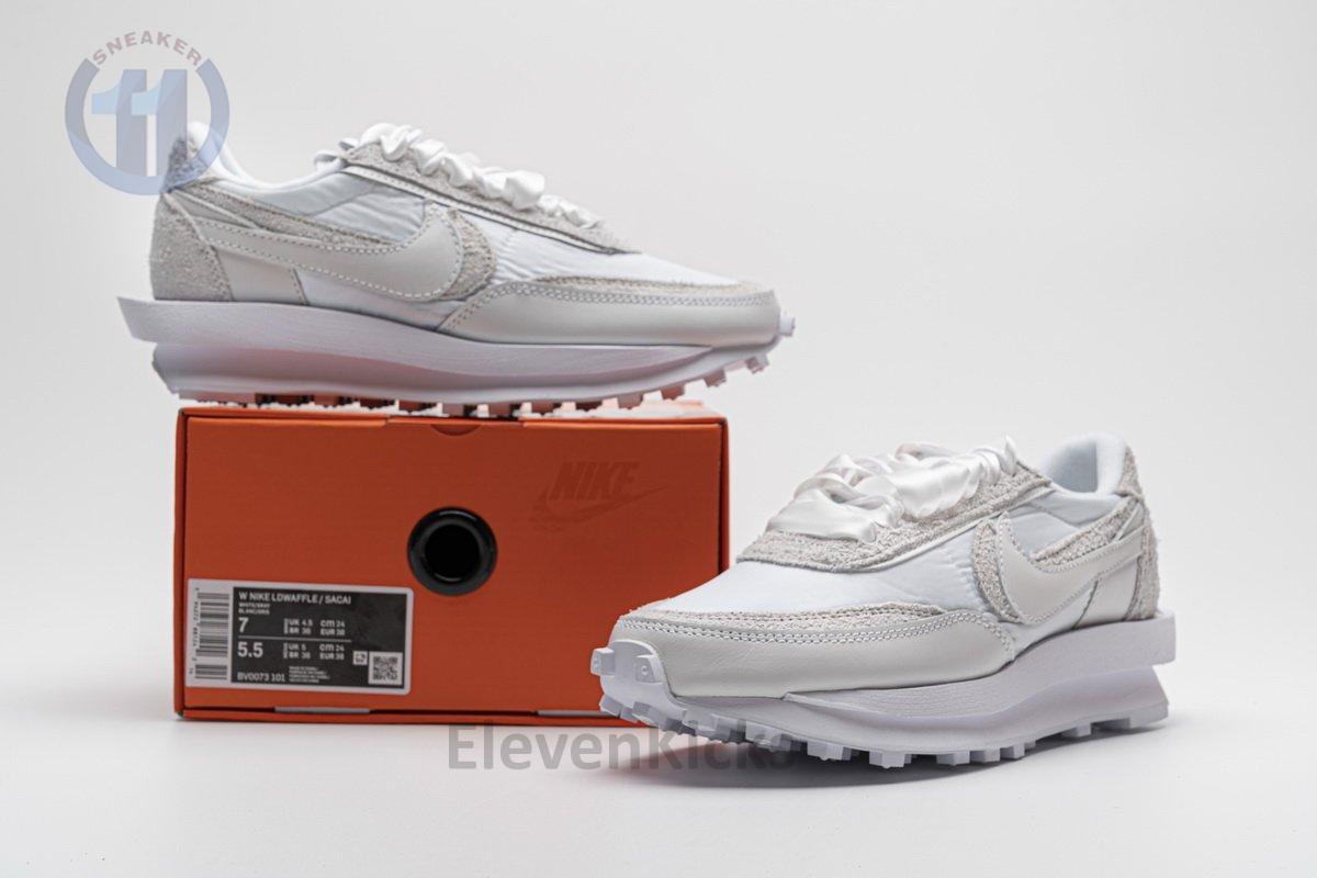 BV0073-101 Nike LD Waffle Sacai White Nylon