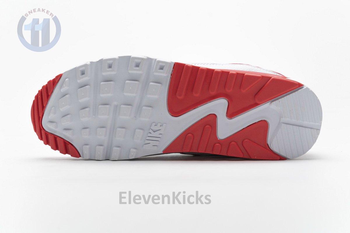 CJ7197-103 Undefeated x Nike Air Max 90 White Red
