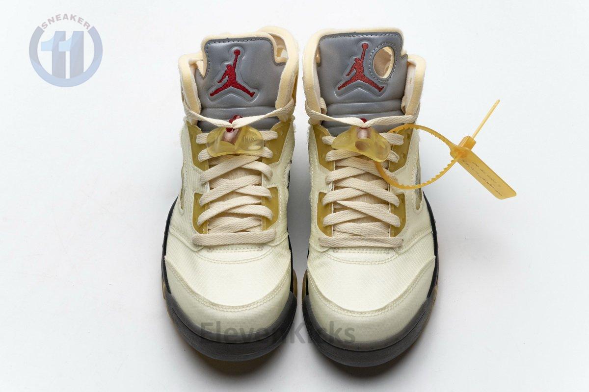 DH8565-100 OFF White x Air Jordan 5 Retro SP Sail