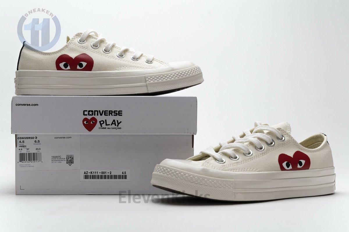 150207C CDG Play x Converse Chuck Taylor All Star 70 OX
