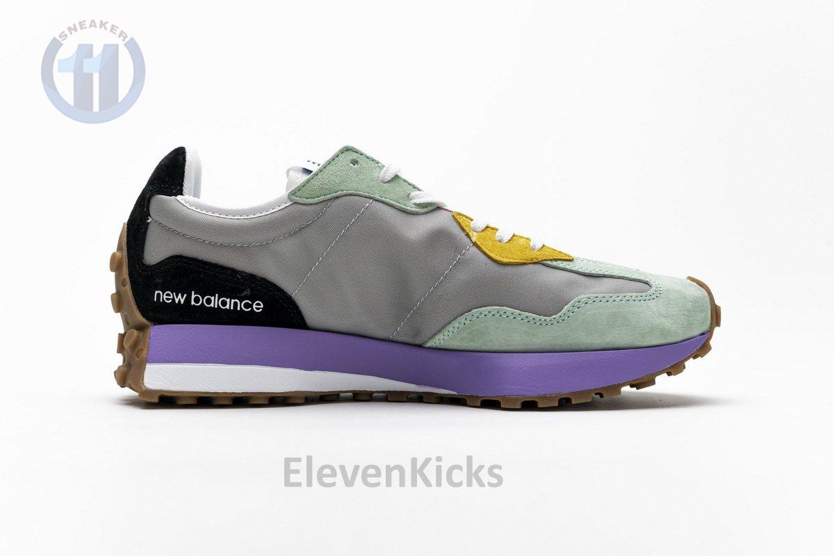 NB327LAB New Balance White Red Yellow