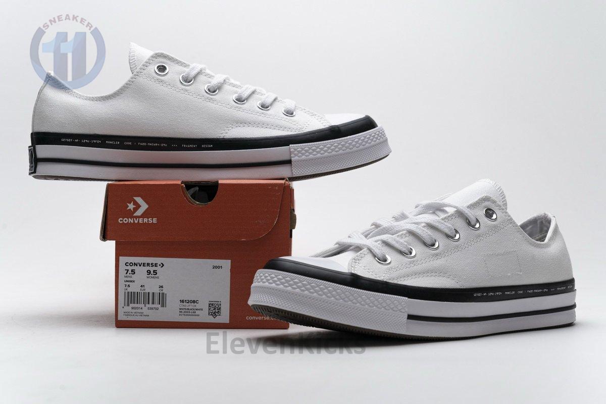 161208C Fragment x Moncler Converse CTAS LIFT OX White