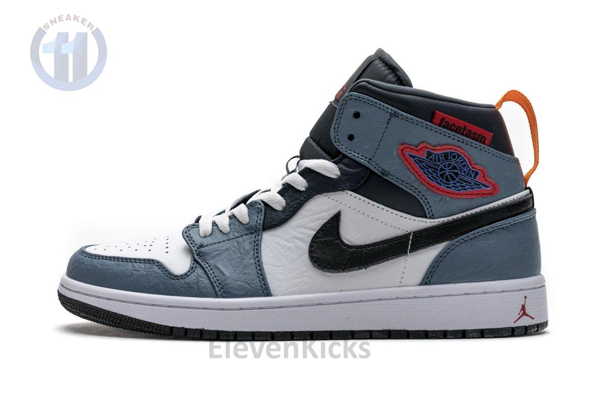 cu2802-100 air jordan 1 mid F**etasm blue teal