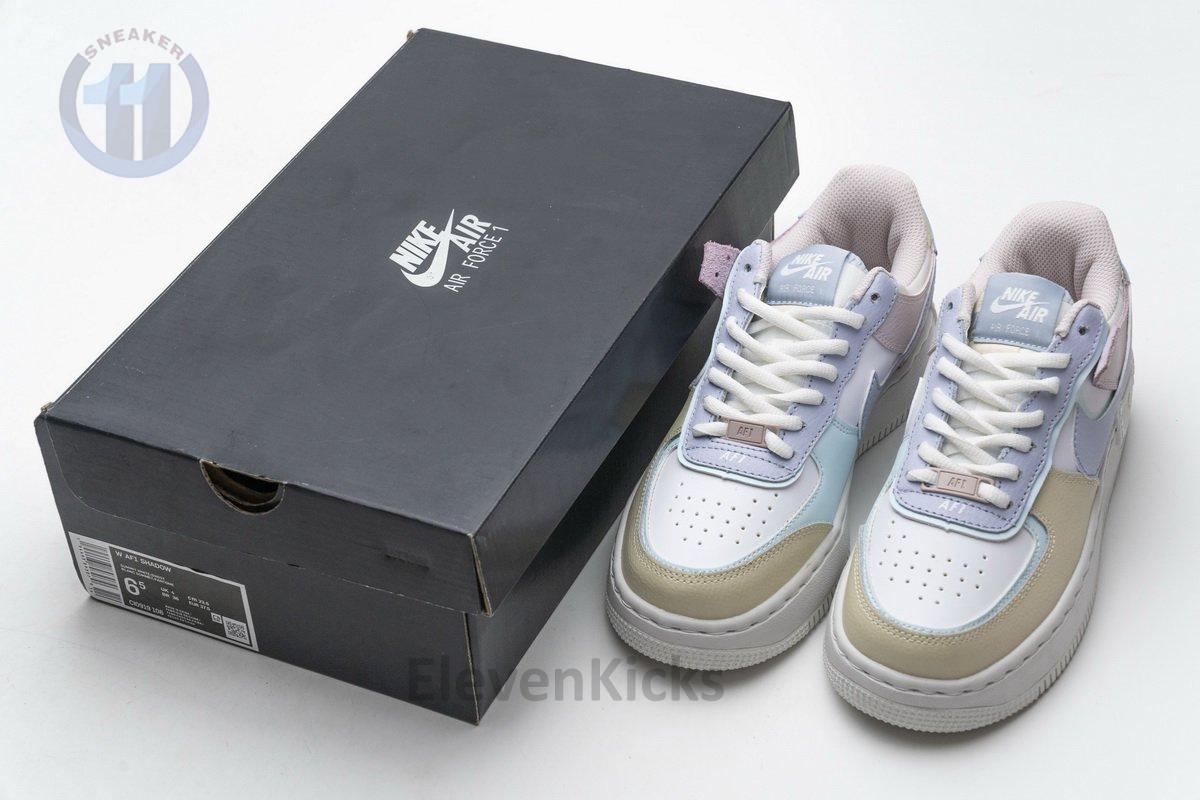 CI0919-106 Womens Air Force 1 Shadow White Ghost