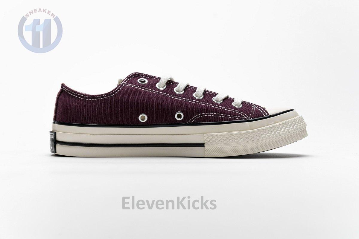 162059C Converse Chuck 70 OX Dark Burgundy Black Egret