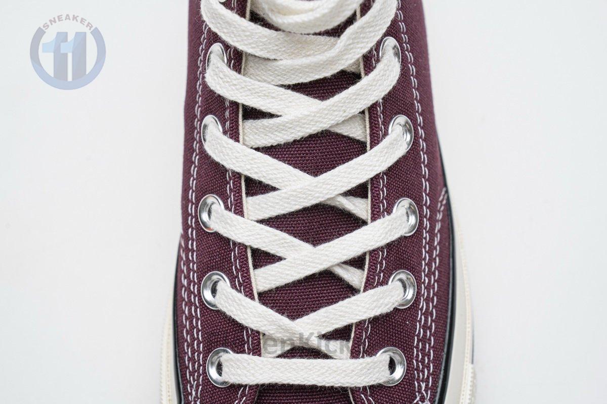162051C Converse Chuck 70 HI Dark Burgundy Black Egret