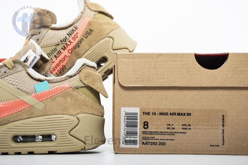 OFF-WHITE x Nike Air Max 90 “Desert Ore” Release Date AA7293-200