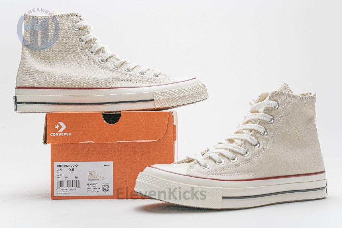 162053C Converse Chuck 70 HI Parchment Garnet Egret