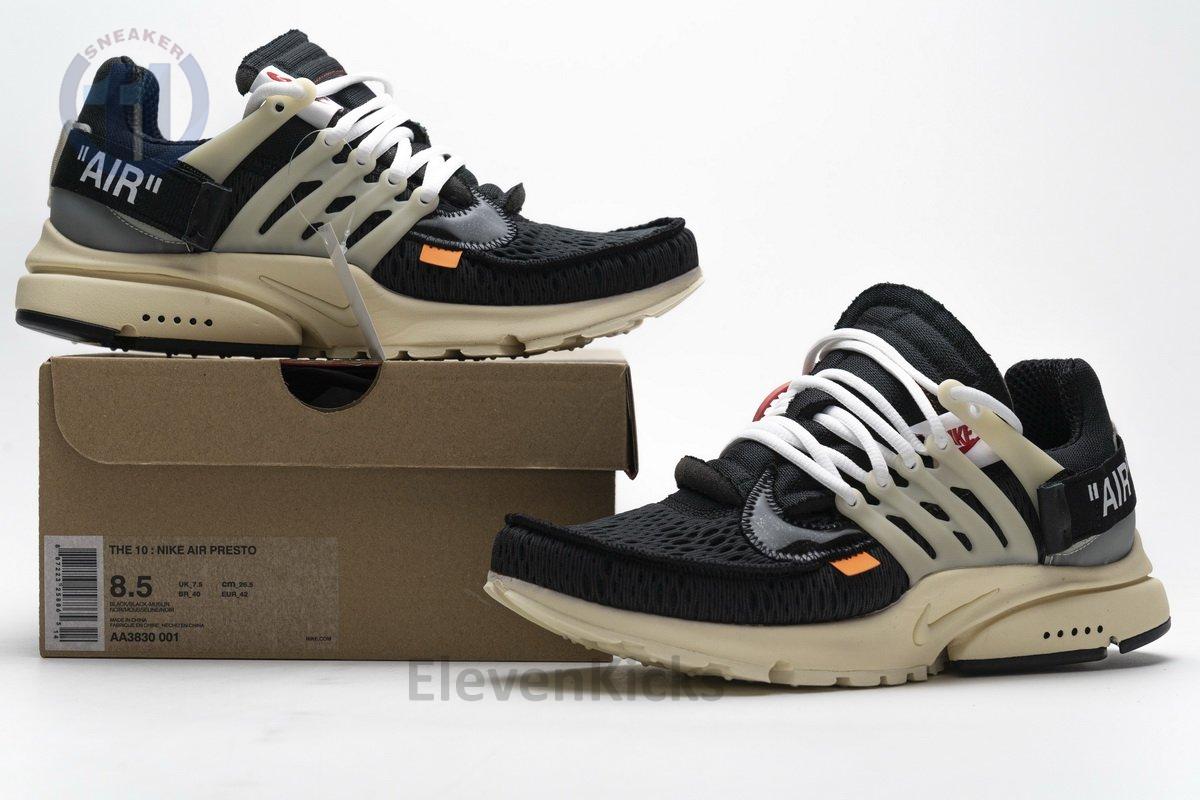 AA3830-001 OFF-WHITE x Nike Air Presto