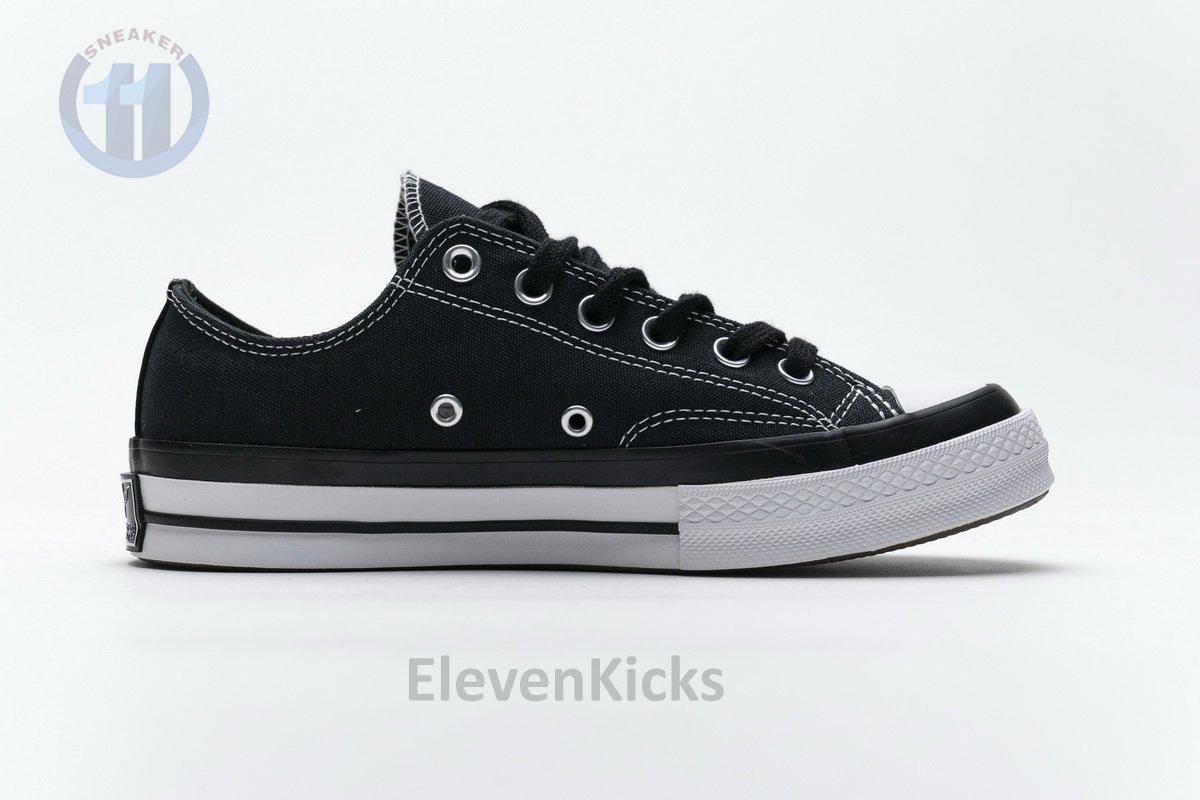 161209C Fragment x Moncler Converse CTAS LIFT OX Black White