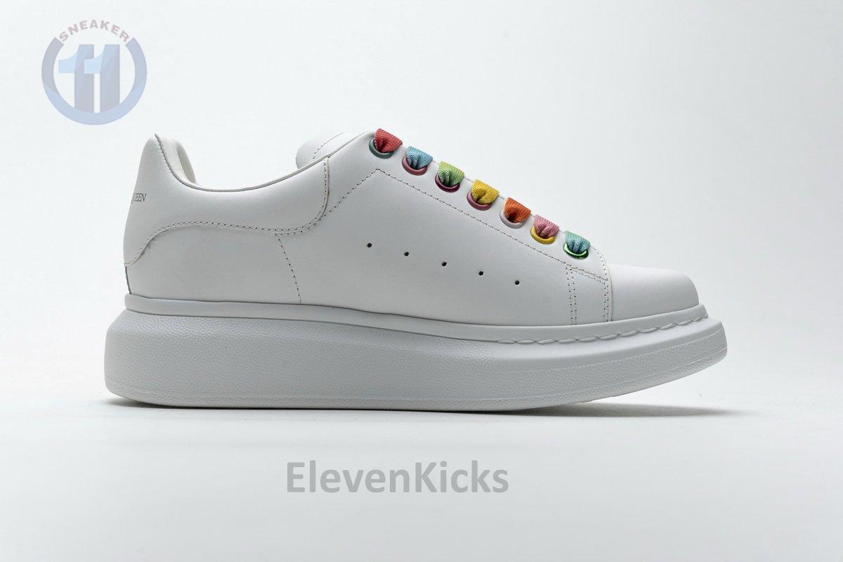 462214 WHGP7 9001 Alexander McQueen Sneaker White Rainbow