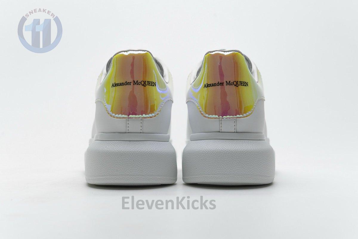 462214 WHGP7 9001 Alexander McQueen Sneaker White Orange Laser