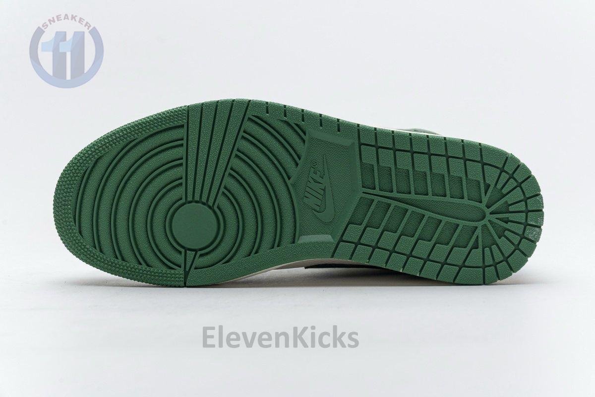 852542-301 Air Jordan 1 Mid Pine Green