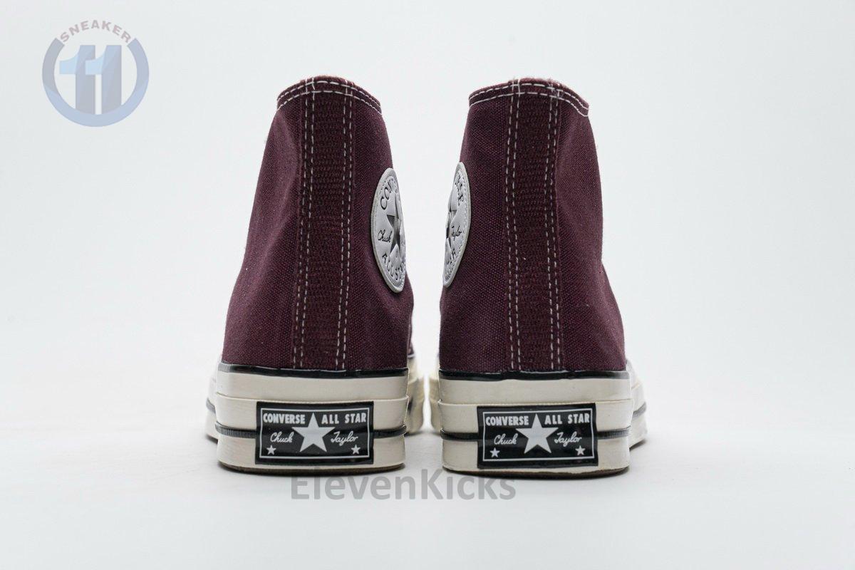 162051C Converse Chuck 70 HI Dark Burgundy Black Egret