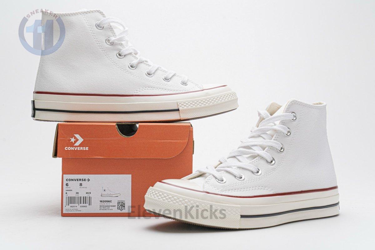 162056C Converse Chuck 70 HI White Garnet Egret