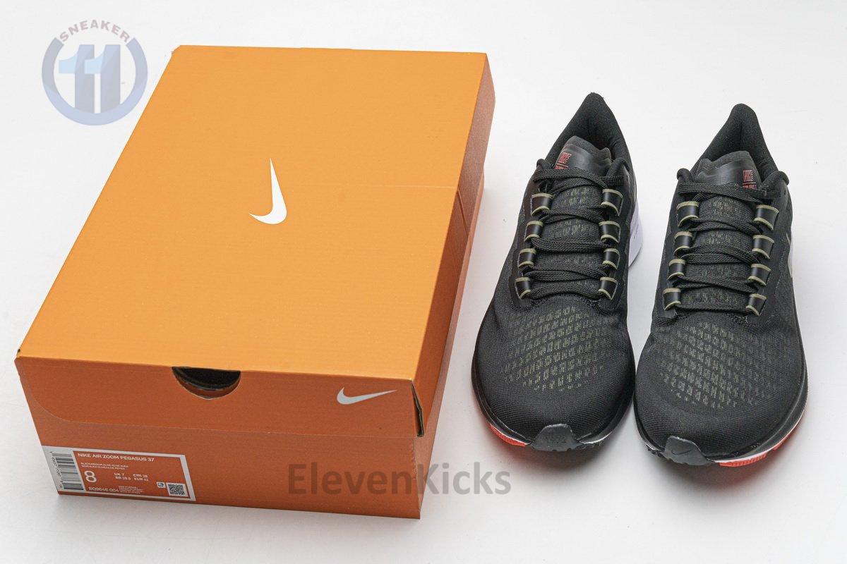 BQ9646-004 Nike Air Zoom Pegasus 37 Black Medium Olive Aqua