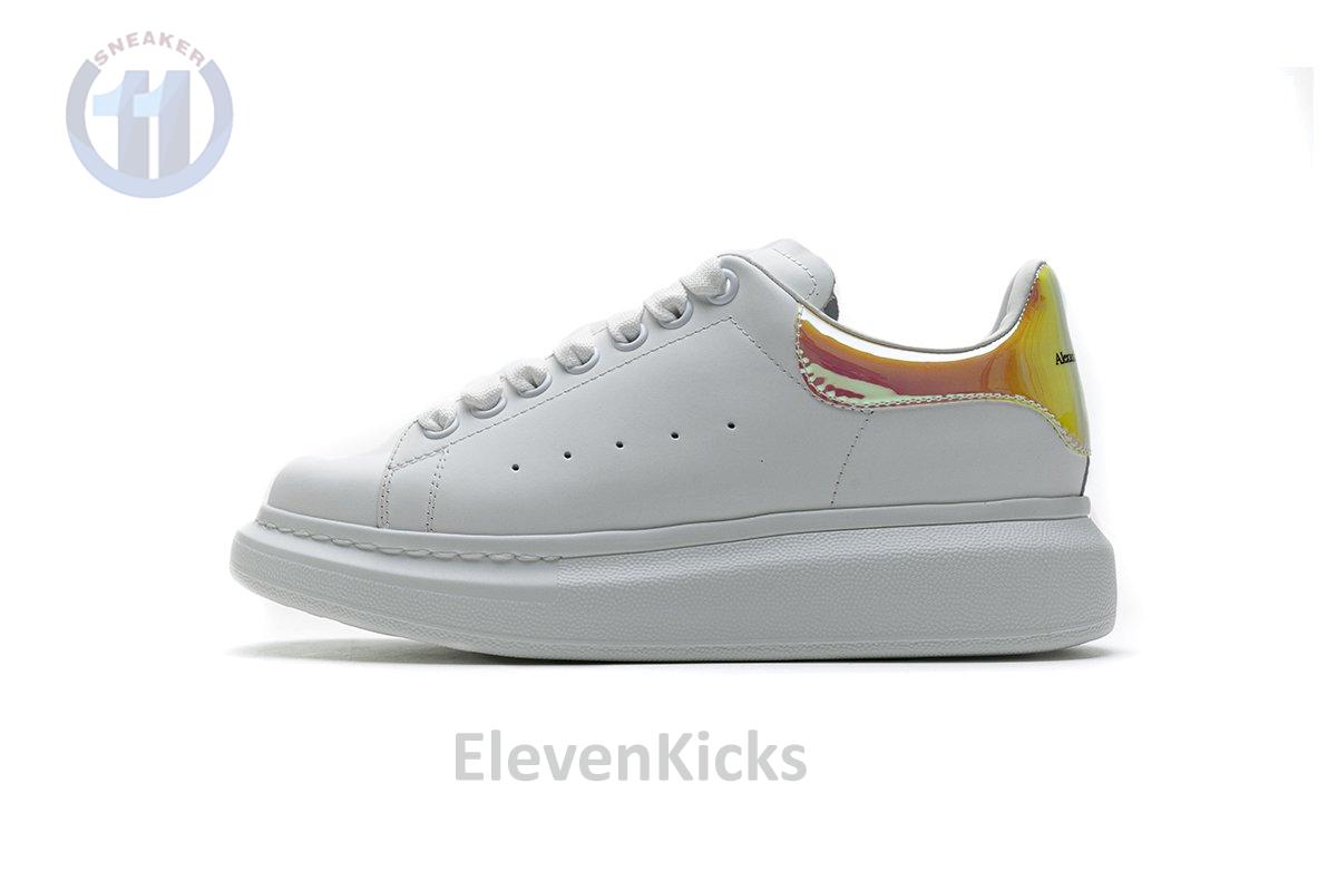 462214 WHGP7 9001 Alexander McQueen Sneaker White Orange Laser