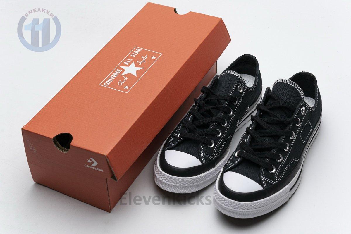 161209C Fragment x Moncler Converse CTAS LIFT OX Black White