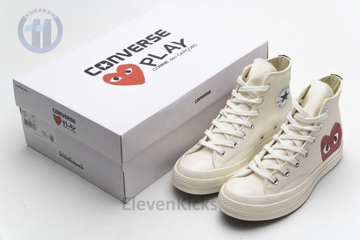 150205C CDG Play x Converse Chuck Taylor All Star 70 High Top