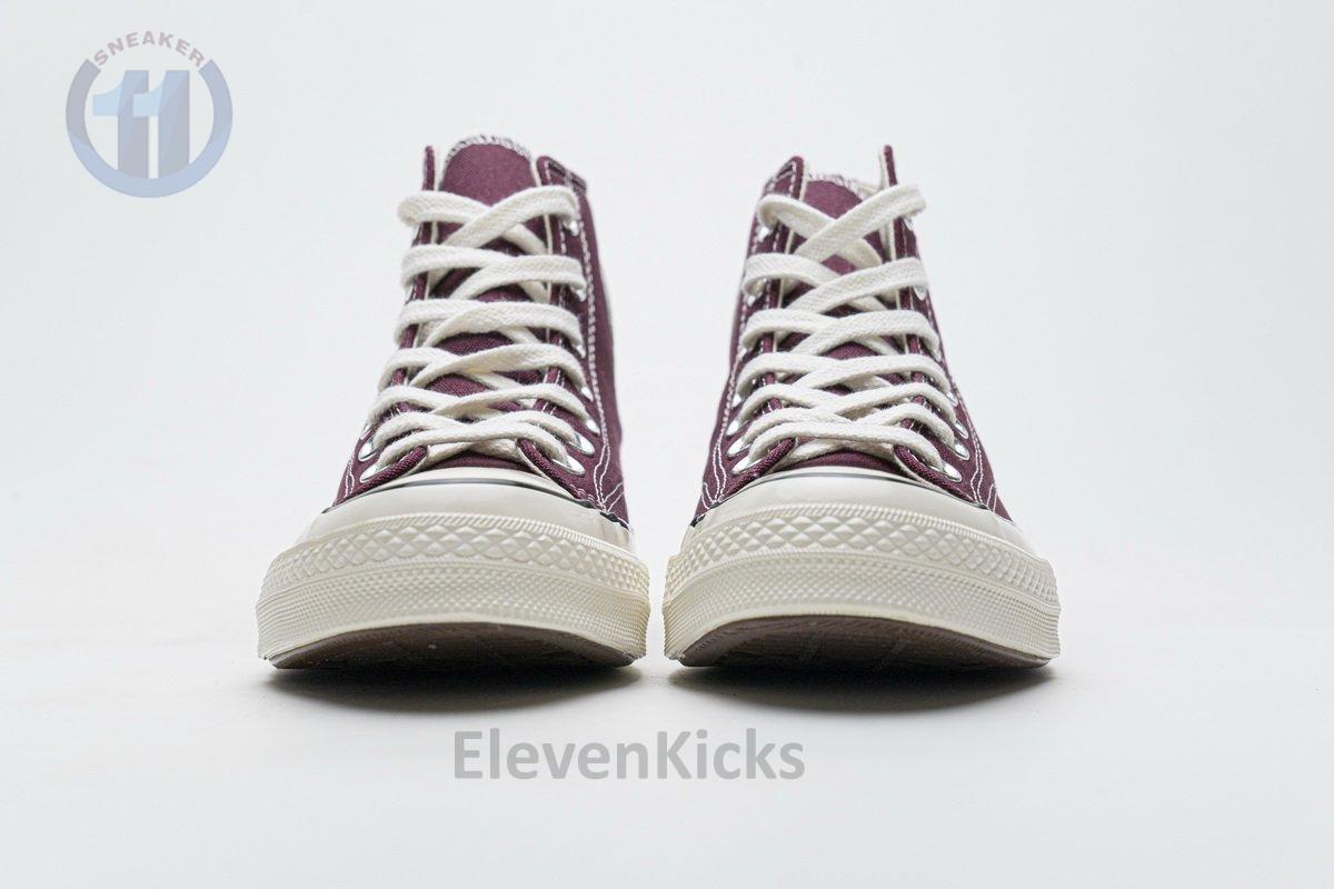 162051C Converse Chuck 70 HI Dark Burgundy Black Egret