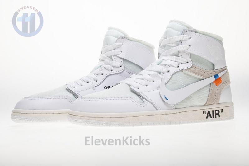 OFF WHITE X Air Jordan 1 AQ0818-100 White