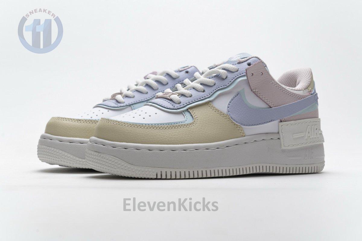 CI0919-106 Womens Air Force 1 Shadow White Ghost