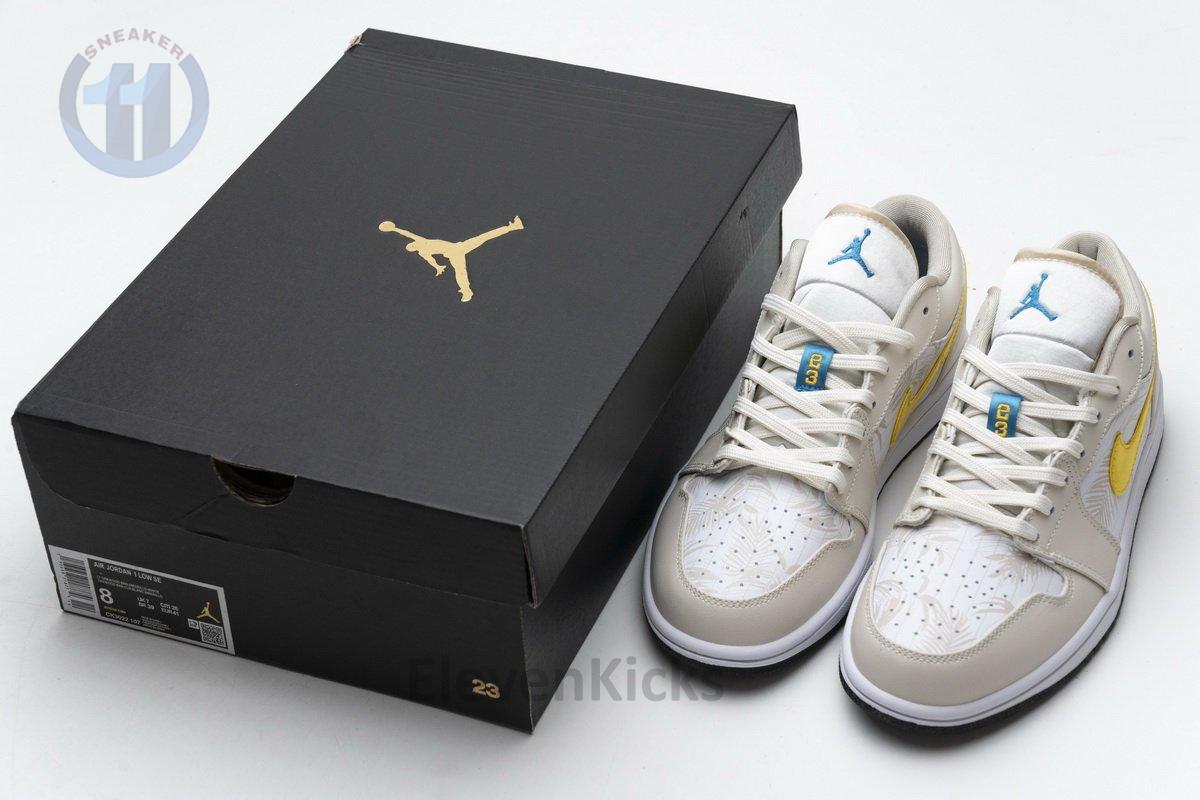 CK3022-107 Air Jordan 1 Low Palm Tree
