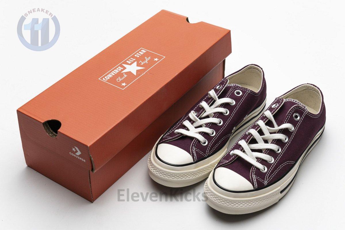 162059C Converse Chuck 70 OX Dark Burgundy Black Egret