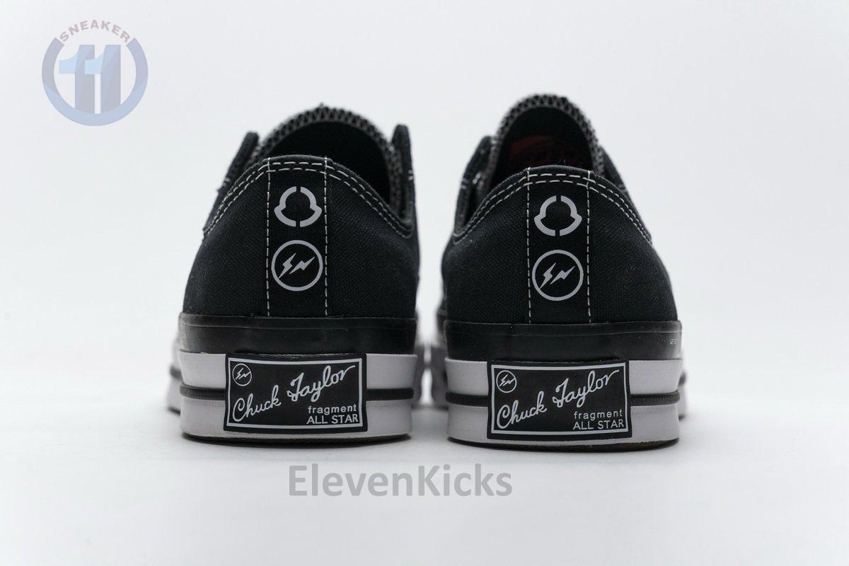 161209C Fragment x Moncler Converse CTAS LIFT OX Black White