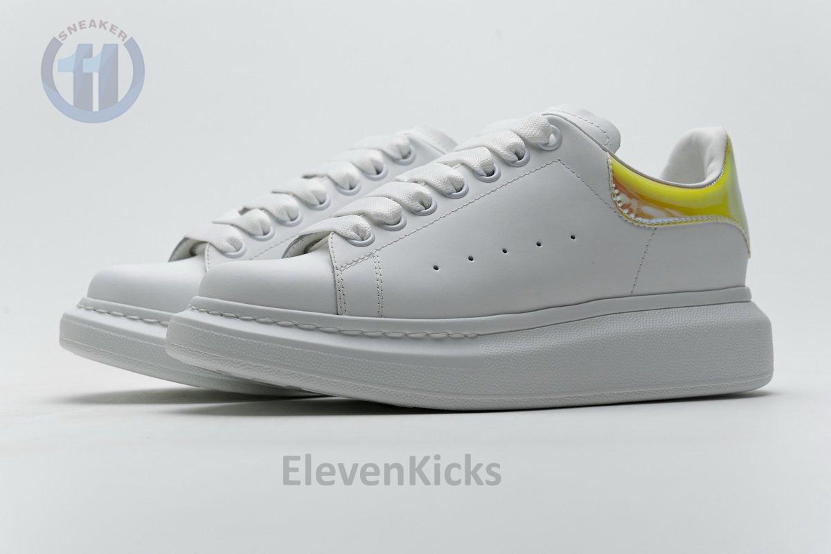 462214 WHGP7 9001 Alexander McQueen Sneaker White Orange Laser