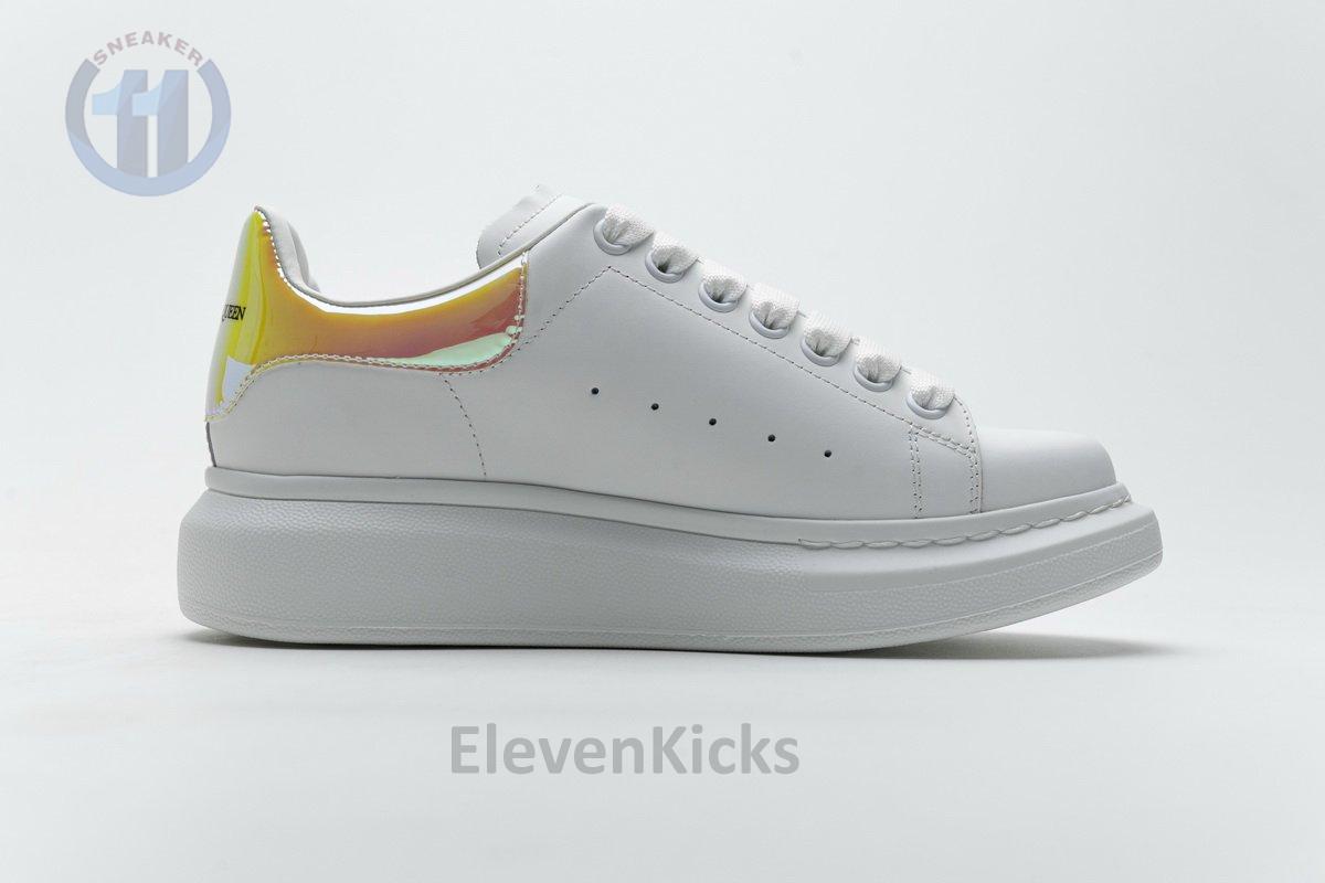 462214 WHGP7 9001 Alexander McQueen Sneaker White Orange Laser