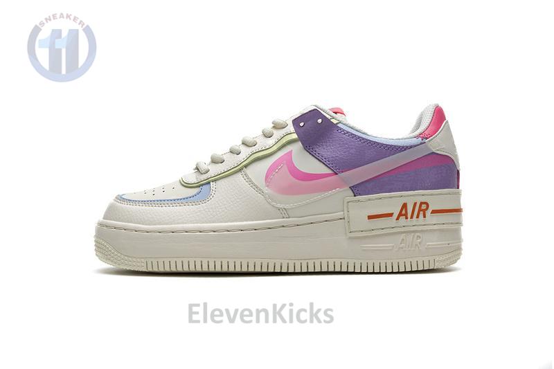 CU3012-164 Nike W Air Force 1 Shadow Pale Ivory Pink