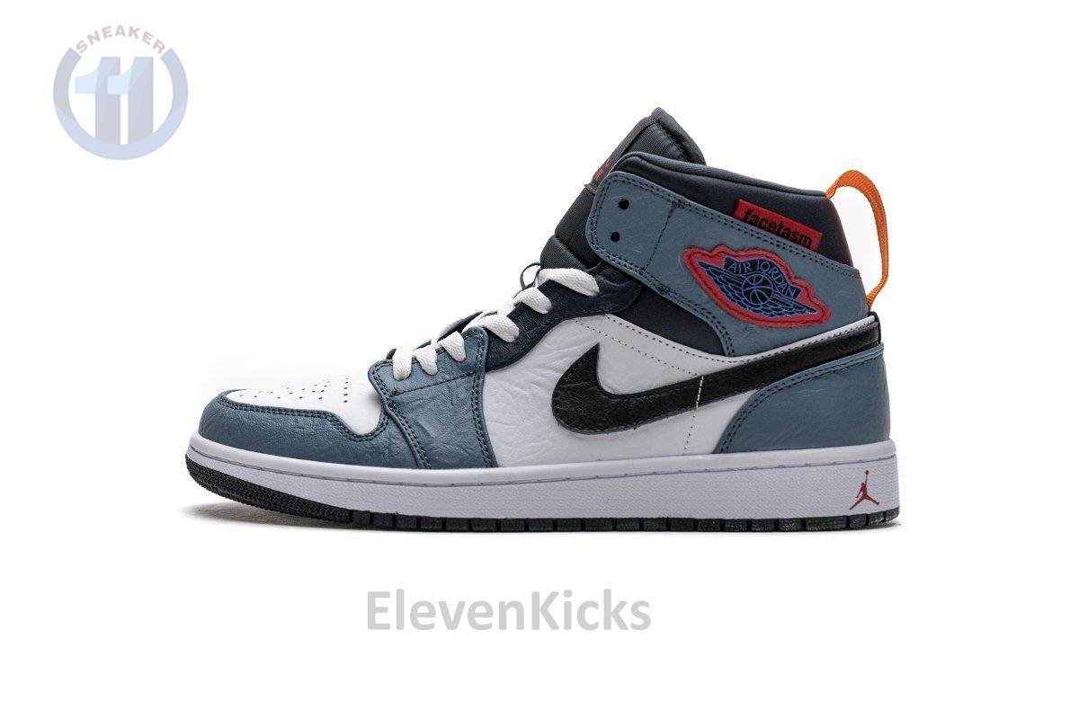 cu2802-100 air jordan 1 mid F**etasm blue teal