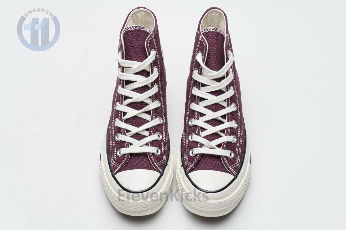 162051C Converse Chuck 70 HI Dark Burgundy Black Egret