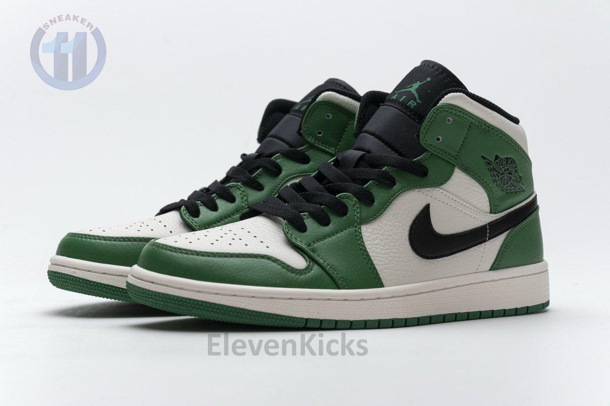 852542-301 Air Jordan 1 Mid Pine Green