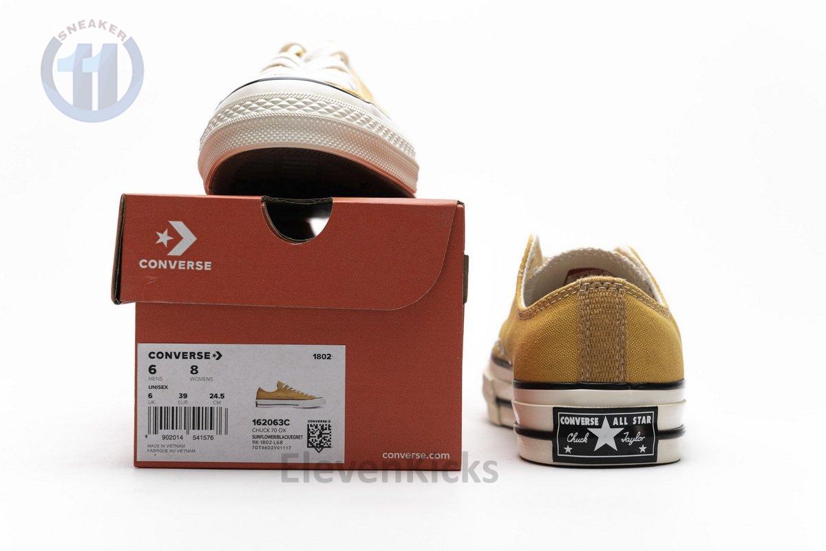 162063C Converse Chuck 70 OX Sunflower Black Egret