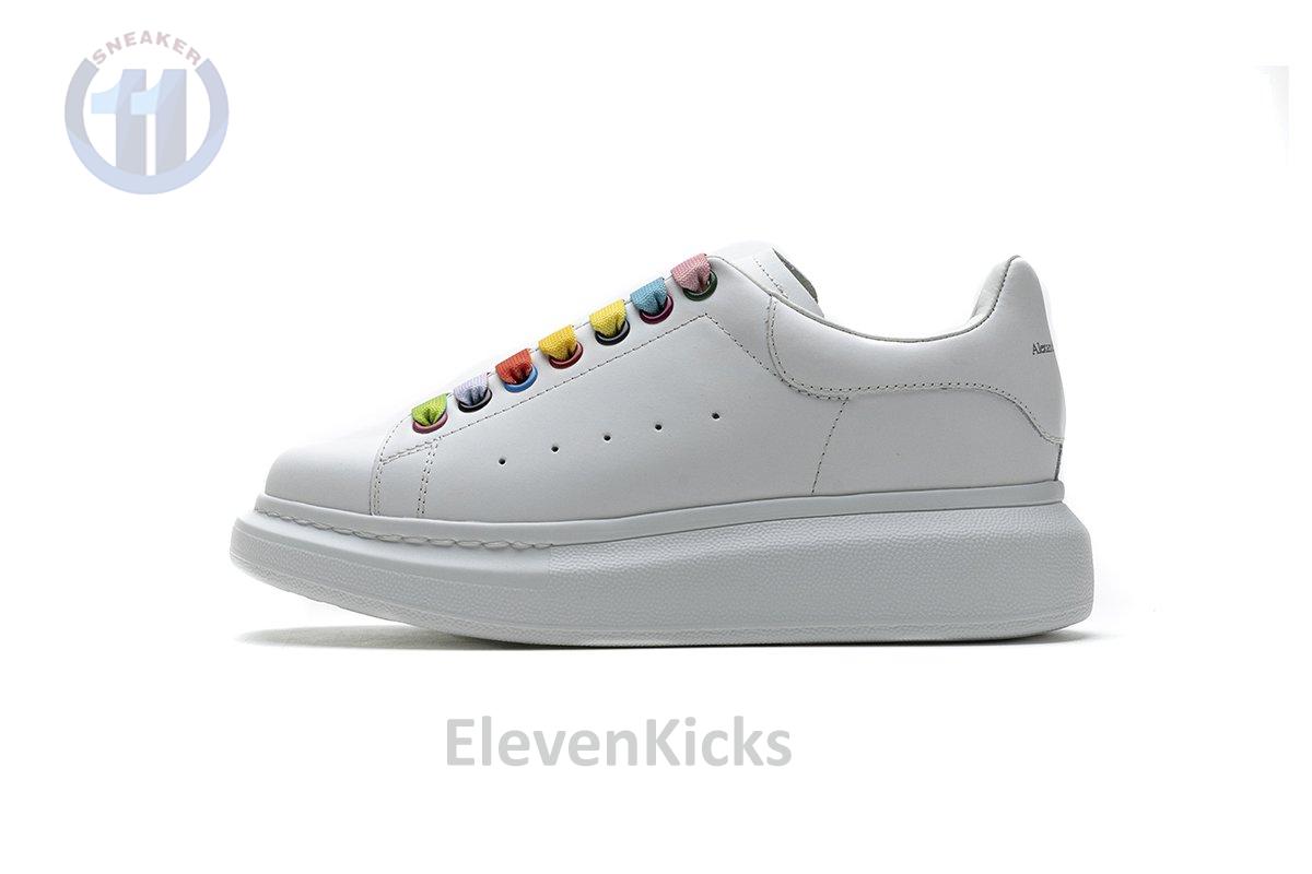 462214 WHGP7 9001 Alexander McQueen Sneaker White Rainbow
