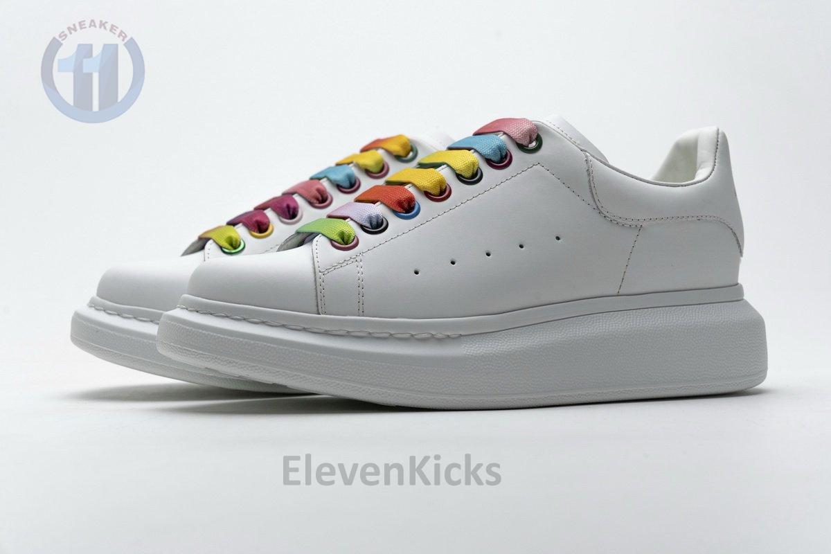 462214 WHGP7 9001 Alexander McQueen Sneaker White Rainbow