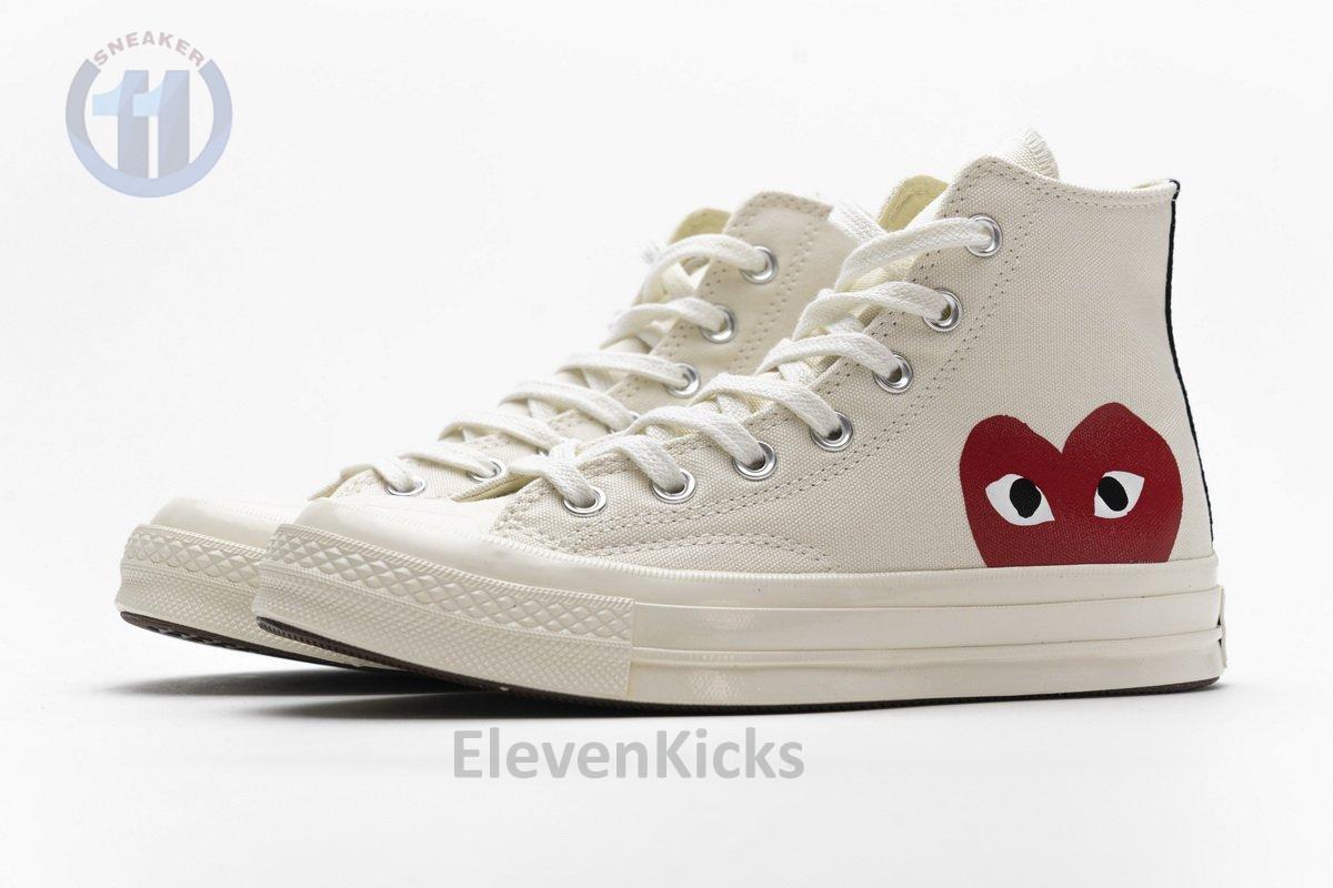 150205C CDG Play x Converse Chuck Taylor All Star 70 High Top
