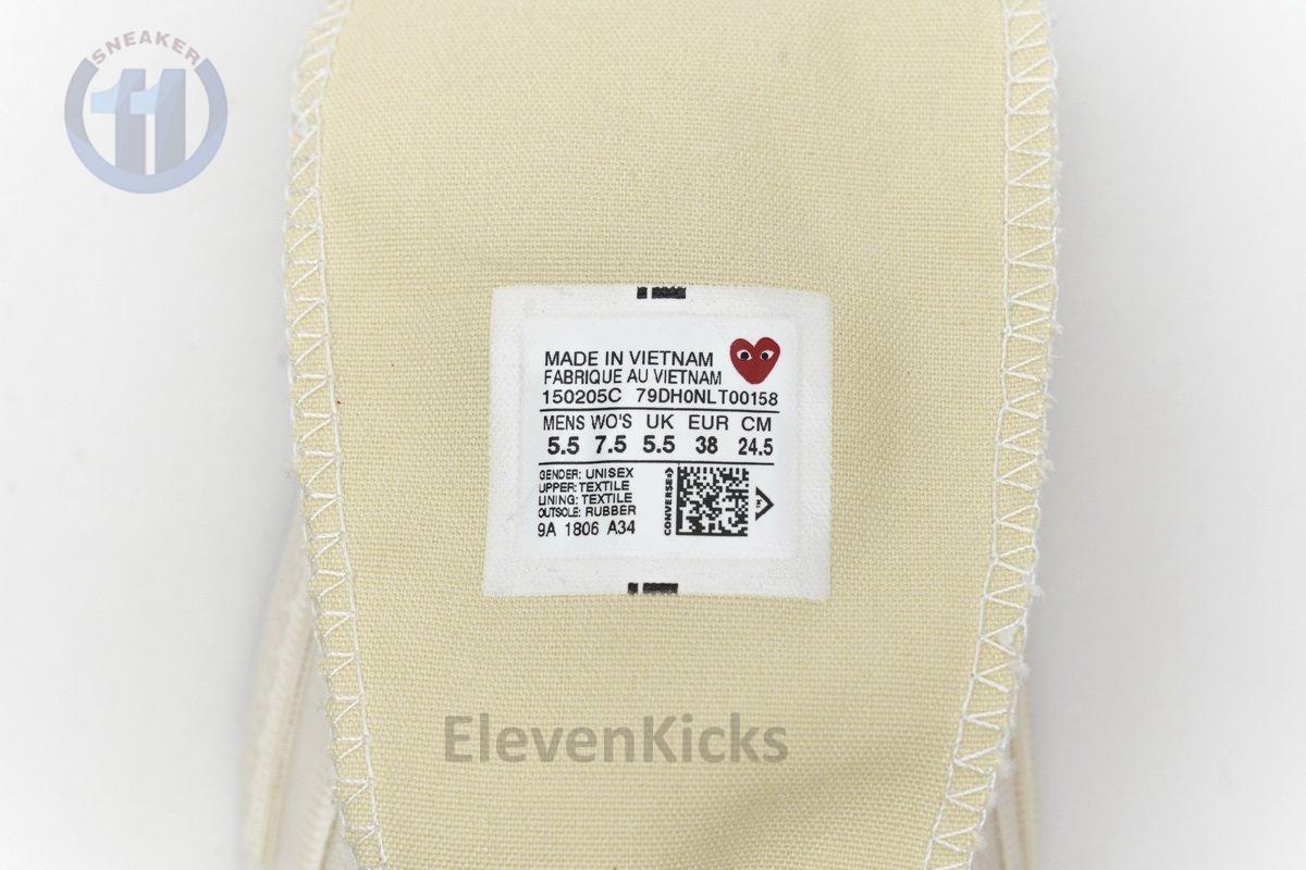 150205C CDG Play x Converse Chuck Taylor All Star 70 High Top