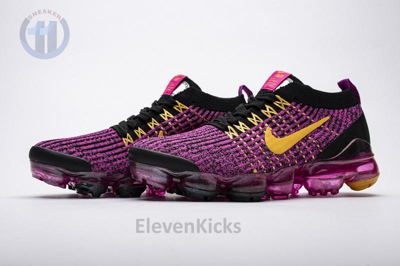 Nike Air VaporMax Flyknit 3.0 2019 Fuchsia Orange Black AJ6910-600