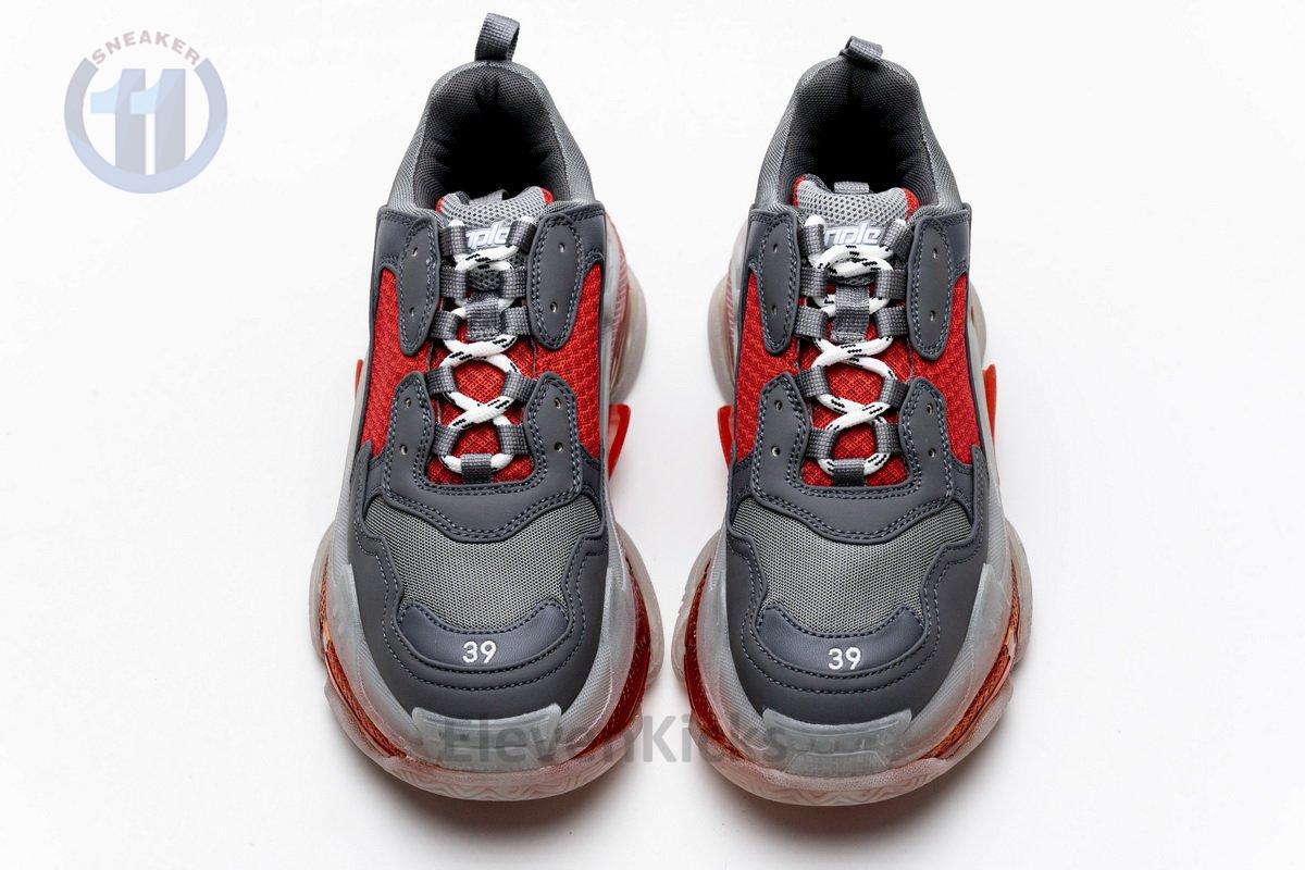 544351 w09o1 2262 Ba*len*cia*ga triple s grey red