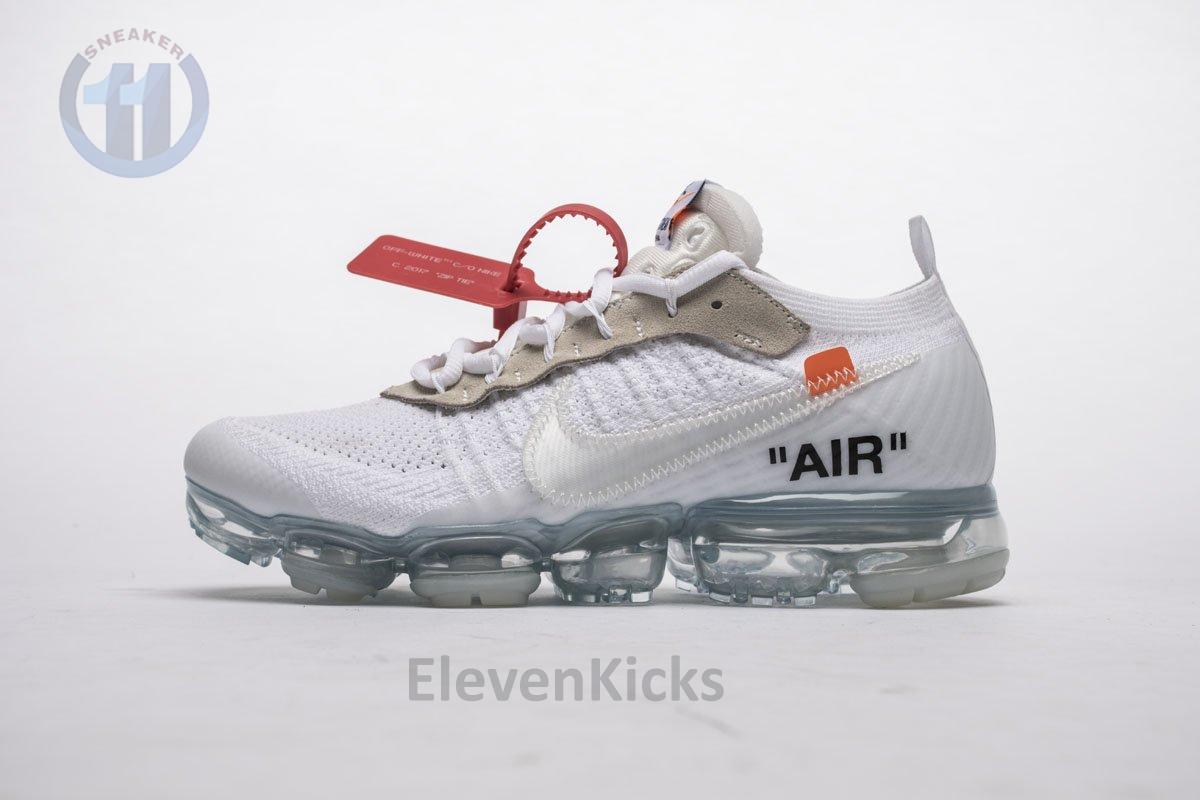 2018 1.0 AA3831-100 Off White x Nike Air VaporMax 2018 ‘All White’